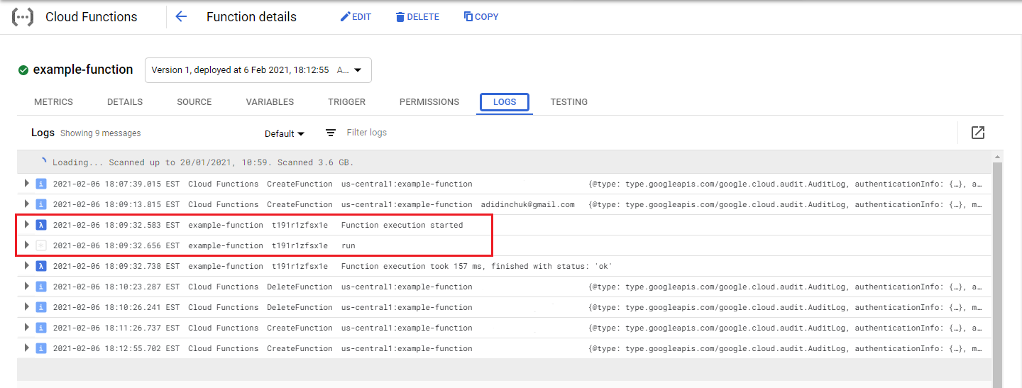 Batching Jobs in GCP using the Cloud Scheduler and Functions